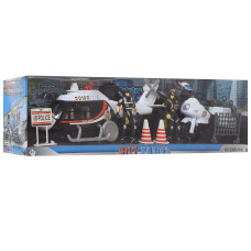 Набір фігурок Поліція з амуніцією та транспортом (999B-34B)