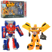 Іграшковий набір трансформерів Оптимус та Бамблбі 2шт (668-80)