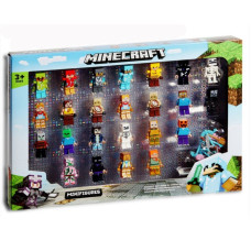 Набір ігрових фігурок персонажі Minecraft 24 шт (22624)