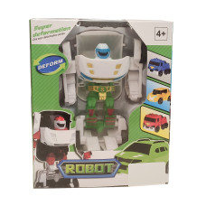 Іграшковий трансформер Автомобіль Тобот білий (XG272WT)