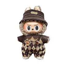 М'яка іграшка LABUBU плюшевий зайчик в одязі брелок (асорт.) (KB75232)