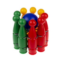 Кеглі Colorplast Павутинка 9шт з кулею (CP1630)