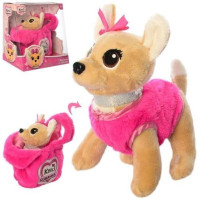 Дитяча музична іграшка песик Кікі, 20см із сумочкою (M4363IUA)