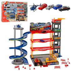 Іграшковий набір гараж-паркінг Layers Parkong 4 поверхи, з транспортом (92148)