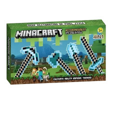 Ігровий набір Minacraft Діамантові інструменти 4в1 40 см (330E)