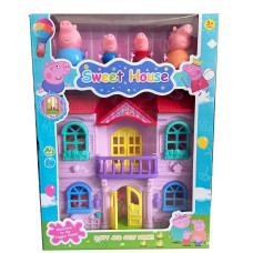 Іграшковий будиночок Сімейний будиночок Пеппи з фігурками (5806A)