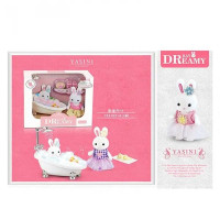 Набір ігровий Yasini з флоксовими зайчиками Ванна кімната (66621-4)