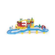 Паркінг DOLU з гоночною трасою і великим гаражем (OR5154)