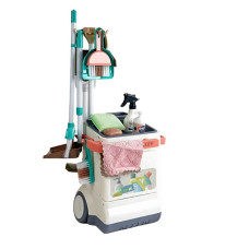 Набір для прибирання з візком-органайзером 20 елементів (667-62)