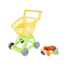Візок з кошиком Orion з фруктами та овочами жовтий (OR693В3-YL)