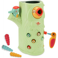Магнітна гра Нагодуй дятлика з магнітними гусеничками, світло-звукові ефекти (FT0016YL)