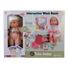 Пупс з інтерактивною ванною кімнатою із аксесуарами (82801)