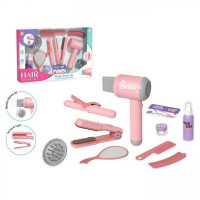 Ігровий набір Salon Hair styling set Догляду за волоссям 10 предметів (LD-338B)