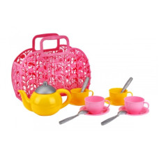 Іграшка дитяча ТехноК Кошичок з набором посуду (TH1608)