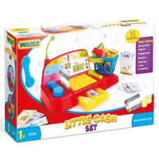 Іграшка Wader Касовий апарат з карткою, готівкою і продуктами (25500)