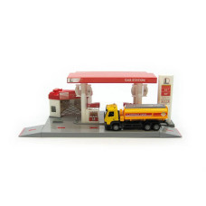 Ігрвий набір Заправка з бензовозом червона (1210-D38RD)