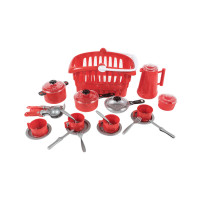 Іграшковий посуд Orion Іриска №8 в корзинці червоний (OR134RD)