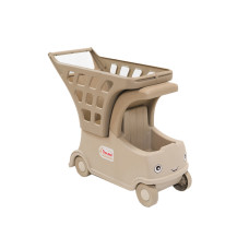 Візок DOLONI TOYS для ляльок і пупсів з кошиком ECO бежевий (01540/02eco)