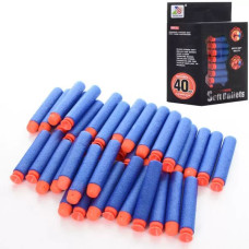 Кулі м'які для бластерів Nerf паралонові з присоскою (ZC08)