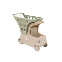 Візок DOLONI TOYS для ляльок і пупсів з кошиком ECO зелений (01540/01eco)