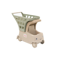 Візок DOLONI TOYS для ляльок і пупсів з кошиком ECO зелений (01540/01eco)