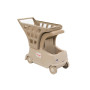Візок DOLONI TOYS для ляльок і пупсів з кошиком ECO бежевий (01540/02eco)