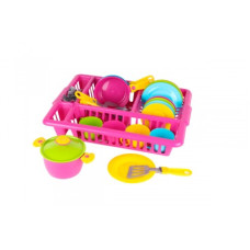 Ігровий набір ТехноК Посуд з підставкою (TH3282)
