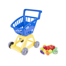 Візок з кошиком Orion з фруктами та овочами синій (OR693В3-BL)