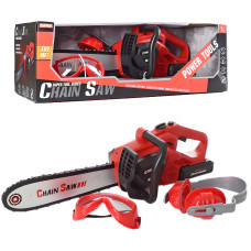 Іграшковий набір CAYEE Бензопила з набором захисту червона (KY1068-19)