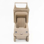 Візок DOLONI TOYS для ляльок і пупсів з кошиком ECO бежевий (01540/02eco)