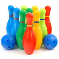 Кеглі Colorplast набір різнокольовоих кегель 10шт (1-002)
