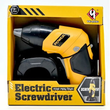 Іграшкові інструменти Шуруповерт на підставці механічний із підсвіткою 13 см (T060)