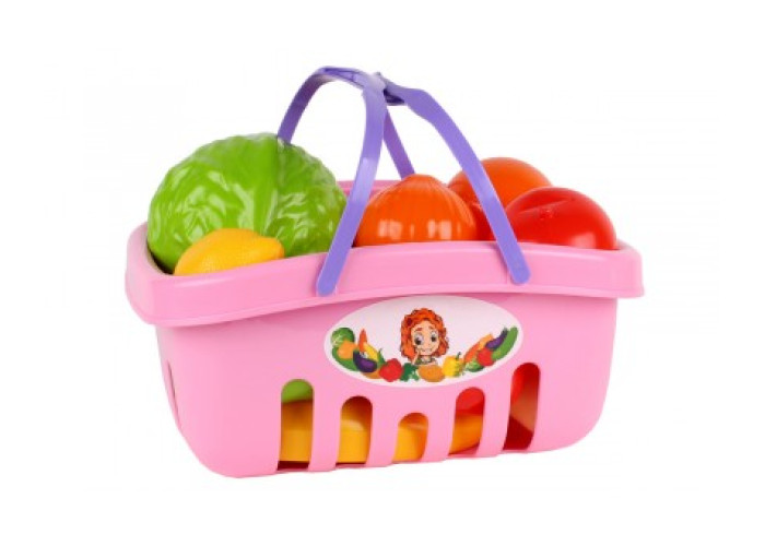Іграшка дитяча ТехноК Набір продуктів з кошиком (5354)
