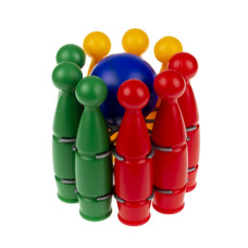 Кеглі Colorplast Павутинка 9шт з кулею (CP1630)