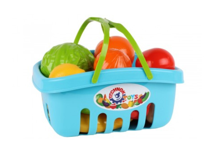 Іграшка дитяча ТехноК Набір продуктів з кошиком (5354)