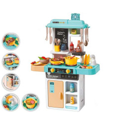 Кухня інтерактивна із набором посуду та продуктів парогенератор та водою (889-299A)