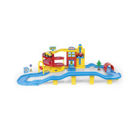 Паркінг DOLU з гоночною трасою і великим гаражем (OR5154)