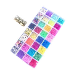 Набір бісеру Crystal Tec 24 кольори 13х25 см (KB3348)