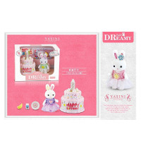 Набір ігровий Yasini з флоксовими зайчиками Святковий торт (66621-8)