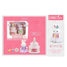 Набір ігровий Yasini з флоксовими зайчиками Святковий торт (66621-8)