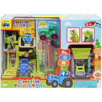 Ігровий набір паркінг Синій трактор Лісопереробка (З.) (22326GR)