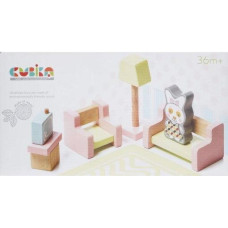 Дерев'яний іграшковий набір Cubika Меблі 4 9 деталей (15030)