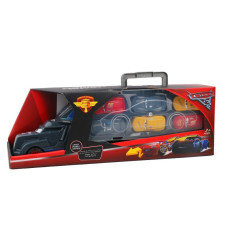 Набір машинок в автовозі Тачки 3 (558-4)