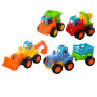 Набір машинок 4шт інерційна будівельна спецтехніка (LIM326)