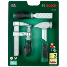 Іграшка Klein BOSCH набір інструментів напилок, молоток, гвинтовий затиск (BOS-8007-C)