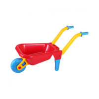 Дитячий візок ТехноК на одному колесі кольоровий 63 см червоний (TH1059RD)