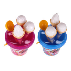 Набір для пісочниці ТехноК Пасочки морозиво у відрі (TH5743)