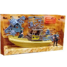 Ігровий набір Military Special Force Set катер коптер 2 солдатики (E3109-15)