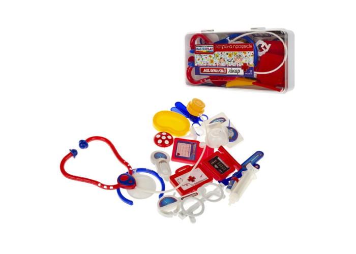 Набір лікаря Colorplast Masterplay 17 дет в коробці (1-033)