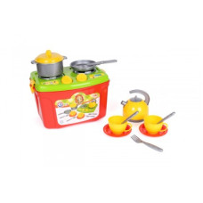 Іграшковий набір дитяча кухня №10 з посудом (TH5934)
